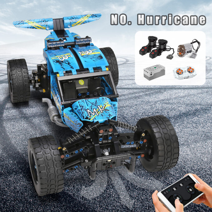 Mould King 18019A - RC Hurrikan - 708 Klemmbausteine – Bild 3