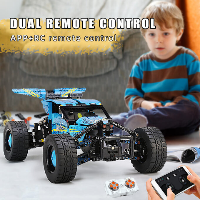 Mould King 18019A - RC Hurrikan - 708 Klemmbausteine – Bild 4