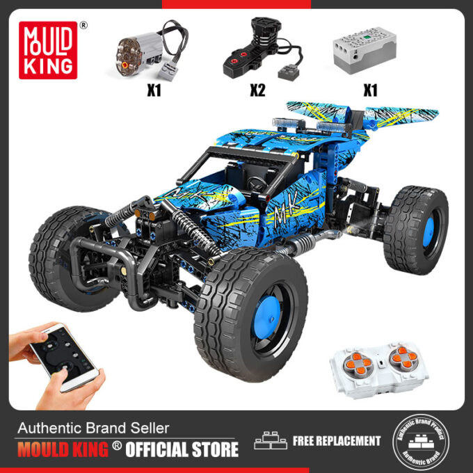 Mould King 18019A - RC Hurrikan - 708 Klemmbausteine