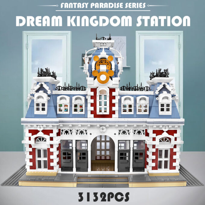 Mould King 11004 - Die Station des Traumlandes - 3132 Klemmbausteine – Bild 2