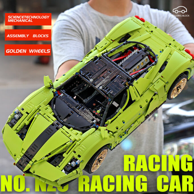 Mould King 13074 - Ferrari Enzo - 2790 Klemmbausteine – Bild 2