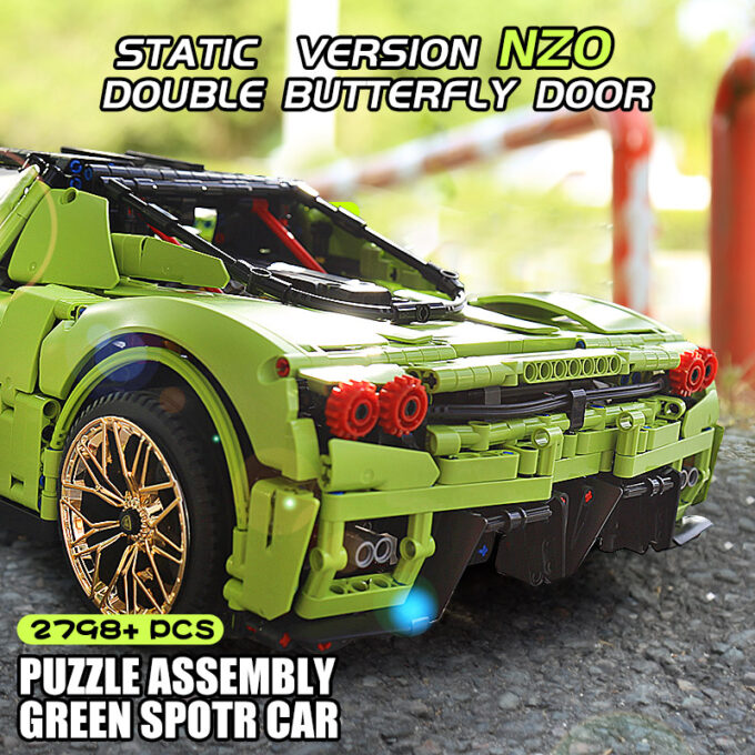Mould King 13074 - Ferrari Enzo - 2790 Klemmbausteine – Bild 6