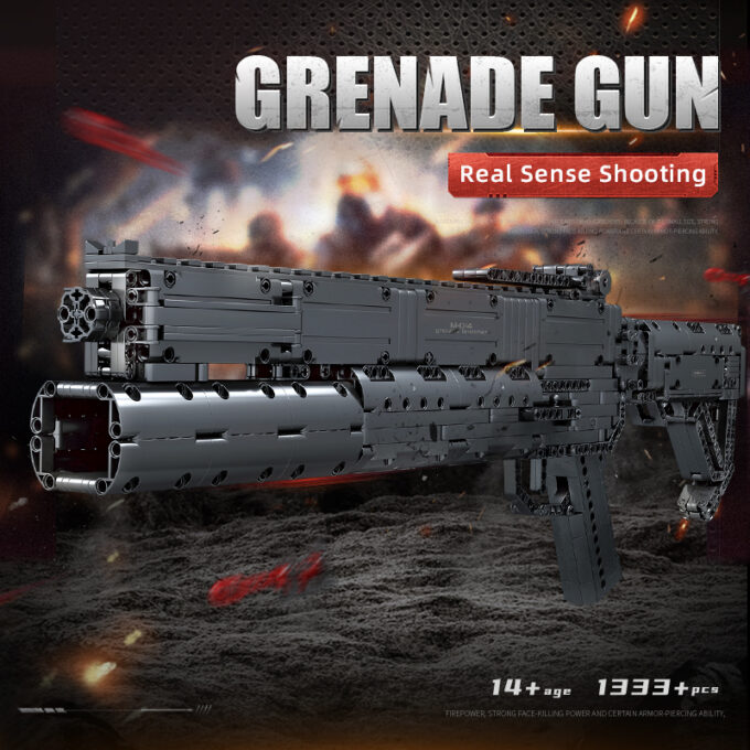 Mould King 14014 - Grenade Toygun - 1333 Klemmbausteine – Bild 2