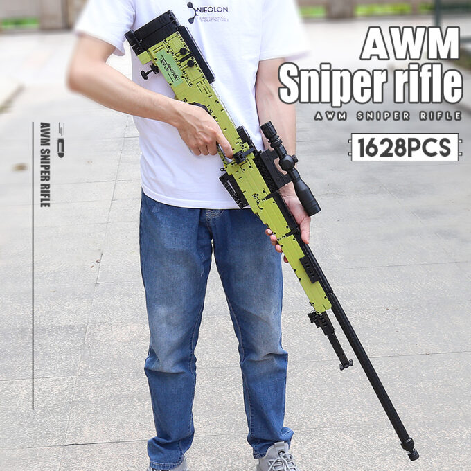 Mould King 14010 - AWM Sniper Rifle - 1628 Klemmbausteine – Bild 3