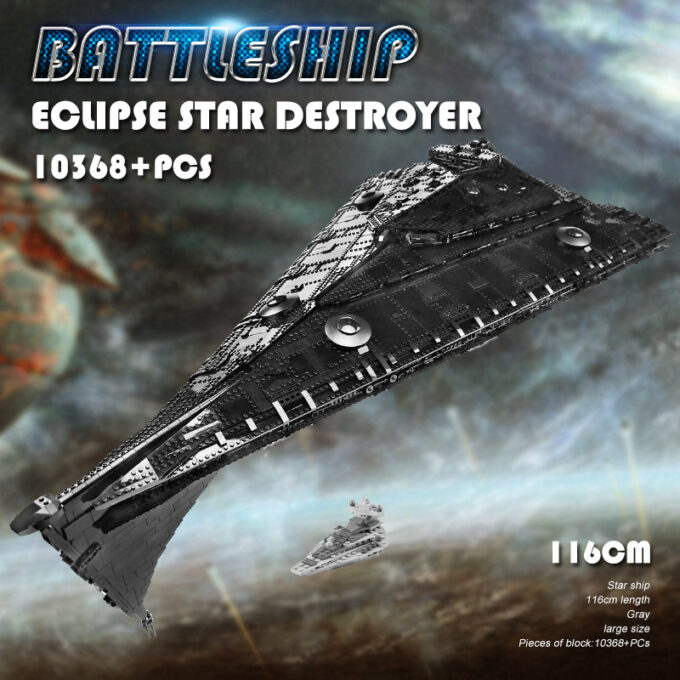 Mould King 21004 - UCS Eclipse-class Dreadnought - 10368 Klemmbausteine – Bild 2