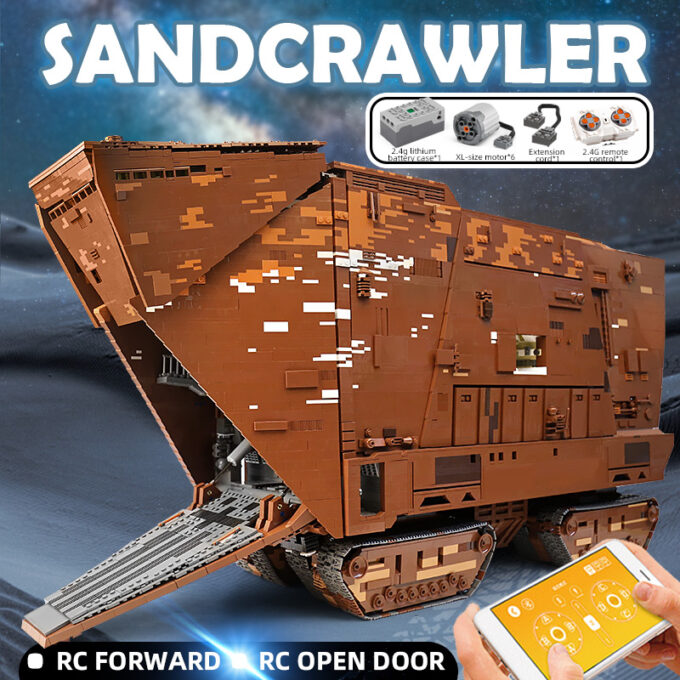 Mould King 21009 - UCS Sandcrawler - 13168 Klemmbausteine – Bild 2
