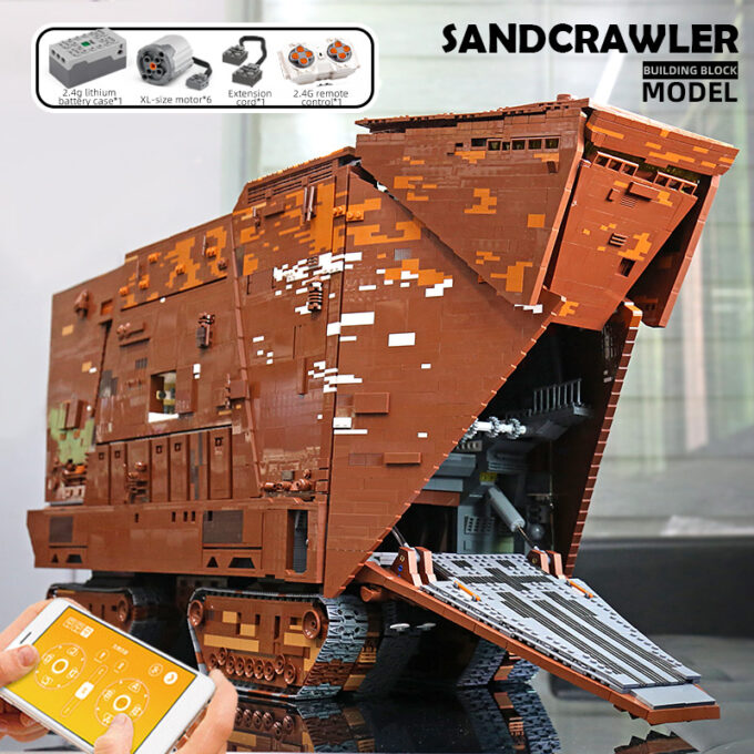 Mould King 21009 - UCS Sandcrawler - 13168 Klemmbausteine – Bild 3