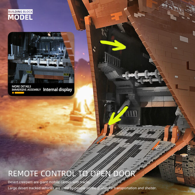 Mould King 21009 - UCS Sandcrawler - 13168 Klemmbausteine – Bild 4