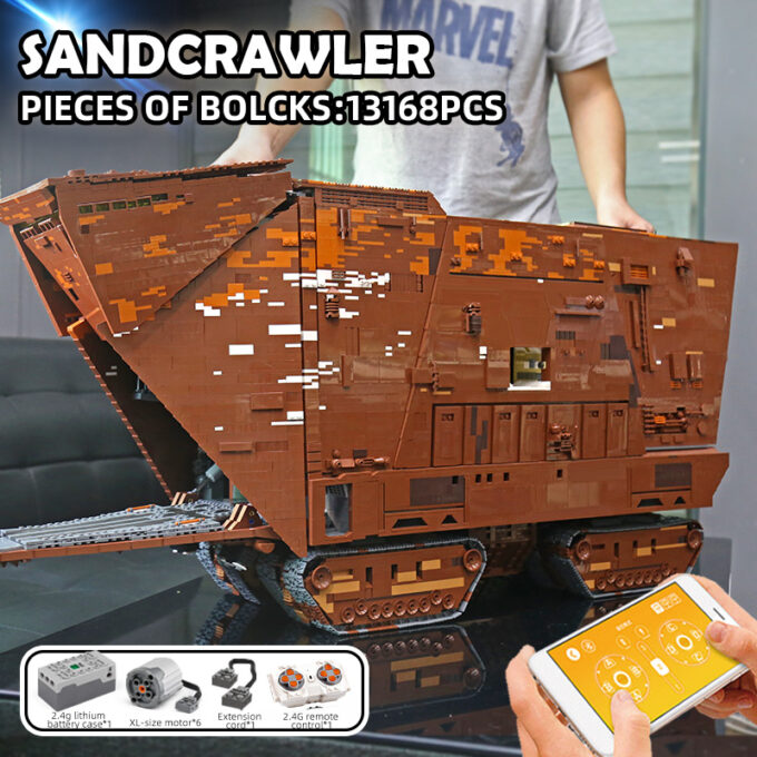 Mould King 21009 - UCS Sandcrawler - 13168 Klemmbausteine – Bild 5