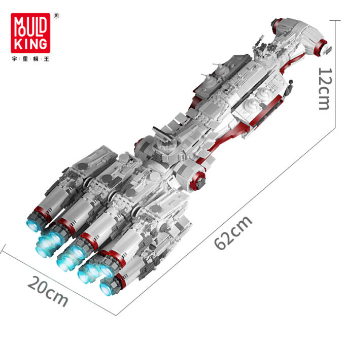 Mould King 21003 - No. TANTIVE IV - 2905 Klemmbausteine – Bild 6