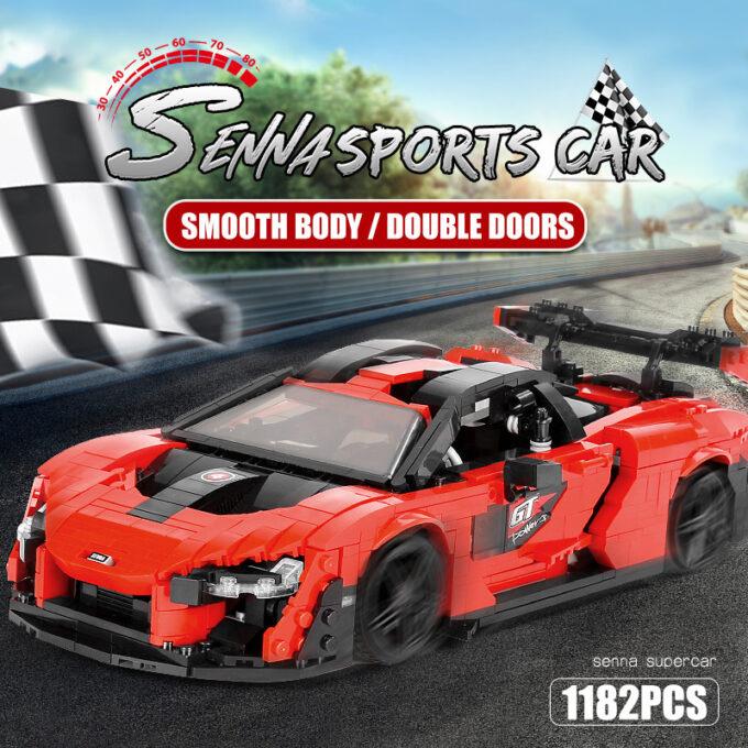 Mould King 10007 - McLaren Senna - 1182 Klemmbausteine – Bild 2