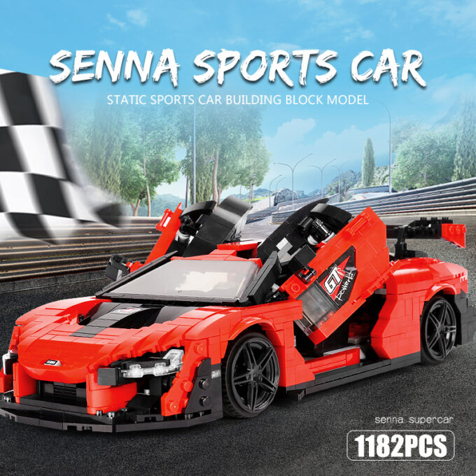 Mould King 10007 - McLaren Senna - 1182 Klemmbausteine – Bild 3