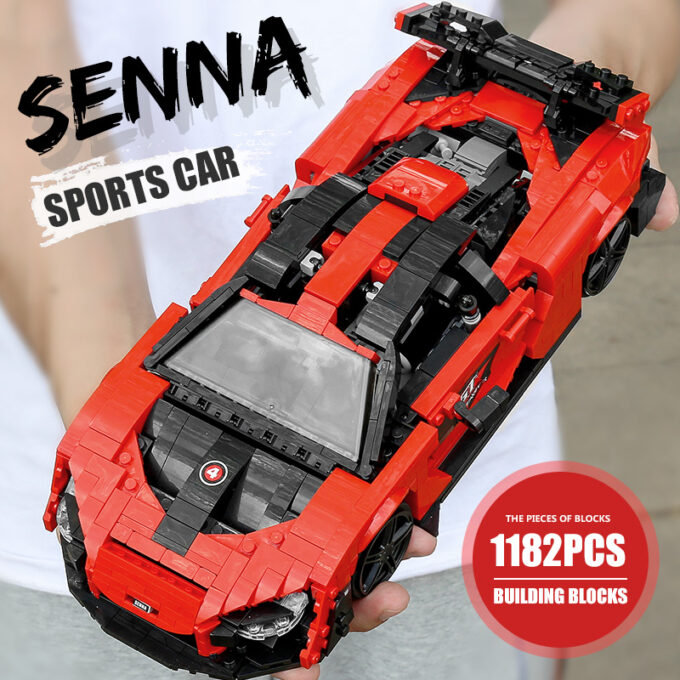 Mould King 10007 - McLaren Senna - 1182 Klemmbausteine – Bild 4