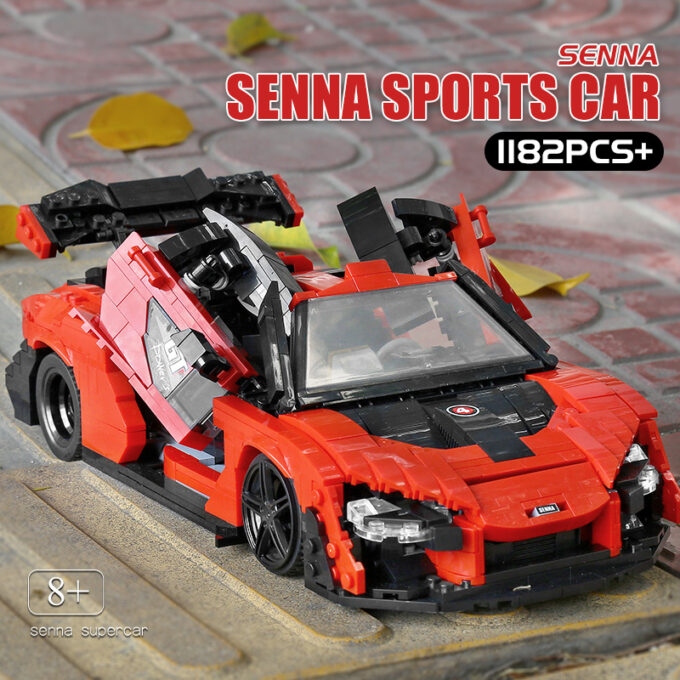 Mould King 10007 - McLaren Senna - 1182 Klemmbausteine – Bild 6
