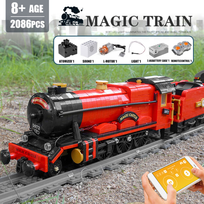 Mould King 12010 - RC Zauberzug - 2086 Klemmbausteine – Bild 3