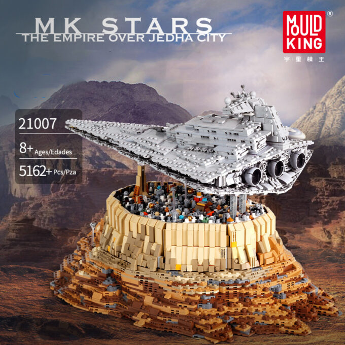 Mould King 21007 - Das Imperium über Jedha City - 5162 Klemmbausteine – Bild 2