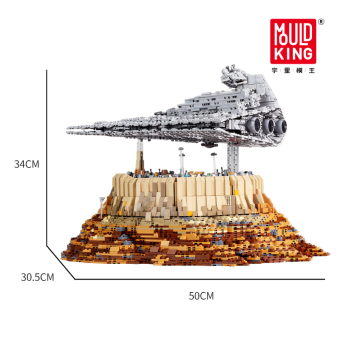 Mould King 21007 - Das Imperium über Jedha City - 5162 Klemmbausteine – Bild 6