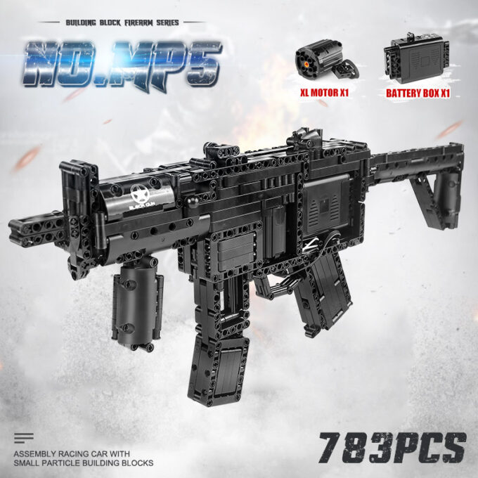 Mould King 14001 - MP5 - 783 Klemmbausteine – Bild 4