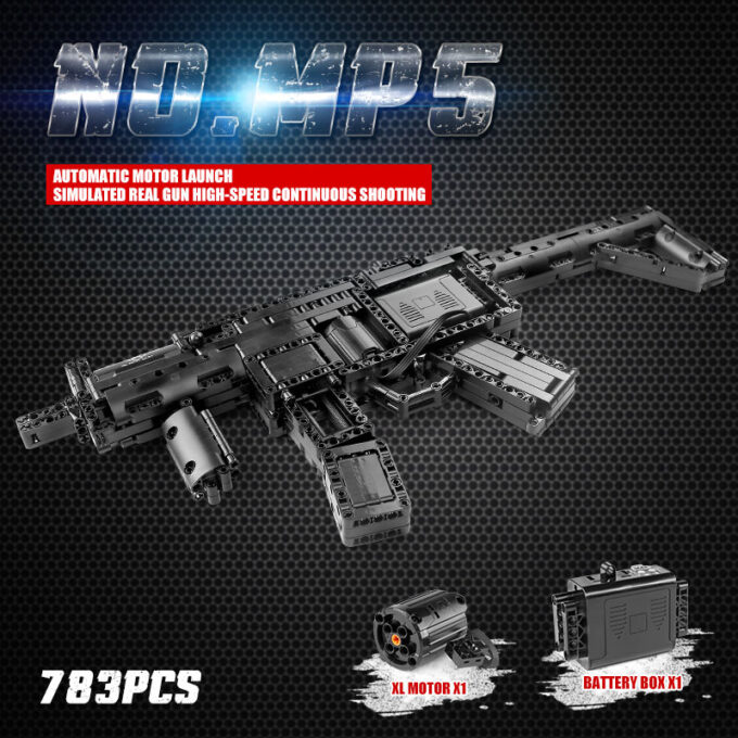 Mould King 14001 - MP5 - 783 Klemmbausteine – Bild 6