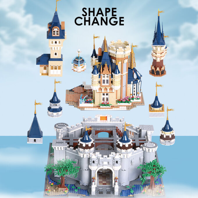 Mould King 13132 - Disney-Schloss - 8388 Klemmbausteine – Bild 3