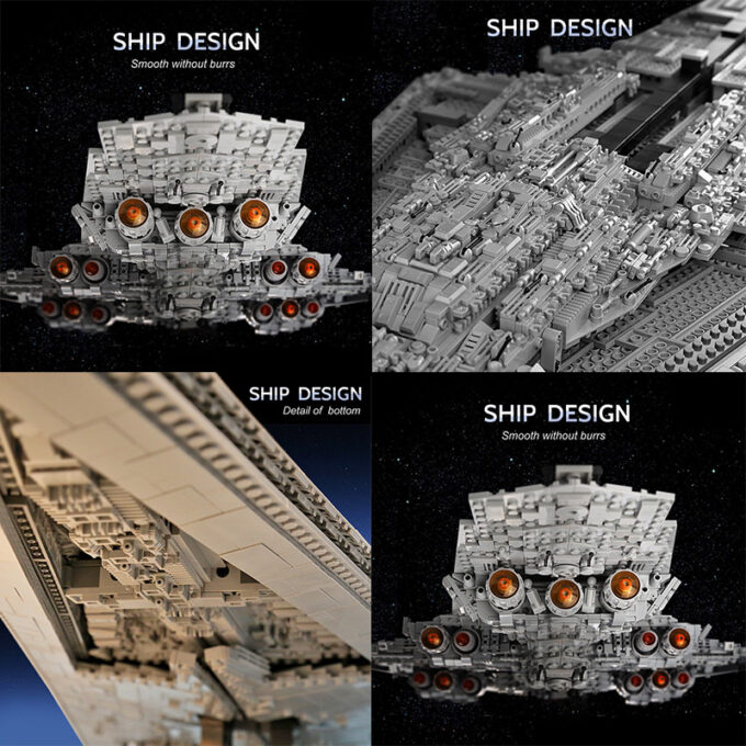 Mould King 13134 - Executor class Star Dreadnought - 7788 Klemmbausteine – Bild 5