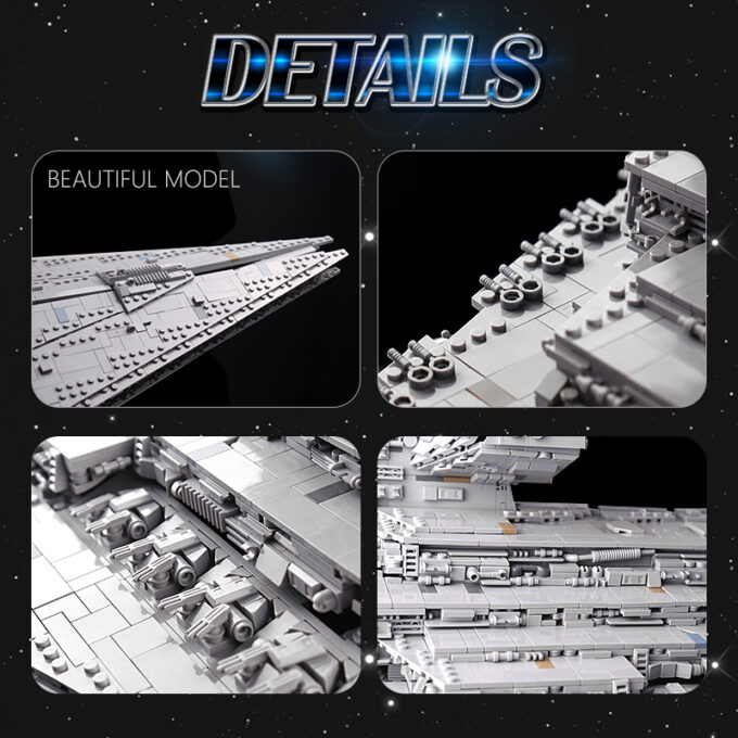 Mould King 13135 - MONARCH Imperial Star Destroyer - 11885 Klemmbausteine – Bild 5