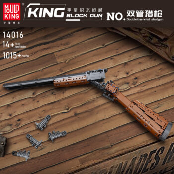 Mould King 14016 - Doppelläufige Schrotflinte - 1015 Klemmbausteine