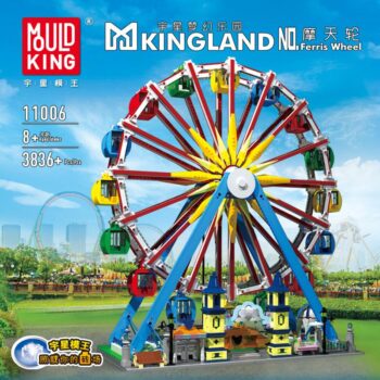 Mould King 11006 - Riesenrad mit Lichtern - 3836 Klemmbausteine