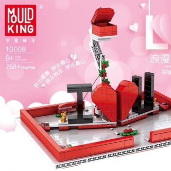 Mould King 10008 - Buch Liebesgeständnis - 758 Klemmbausteine