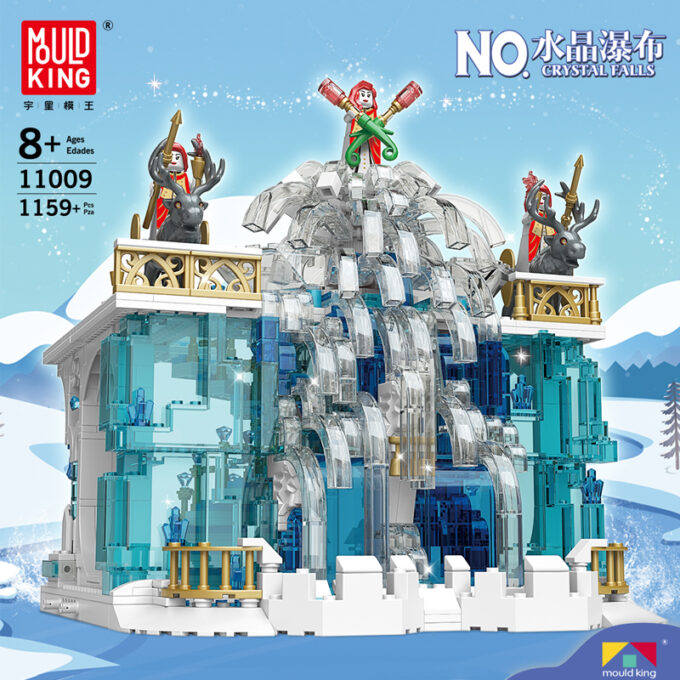 Mould King 11009 - Kristallfälle - 1159 Klemmbausteine