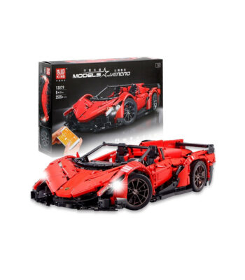 Mould King 13079 - RC 1:8 Lamborghini Veneno mit LED-Beleuchtungskits - 2538 Klemmbausteine