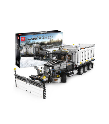 Mould King 13166 - Der Schneepflug-LKW - 1694 Klemmbausteine