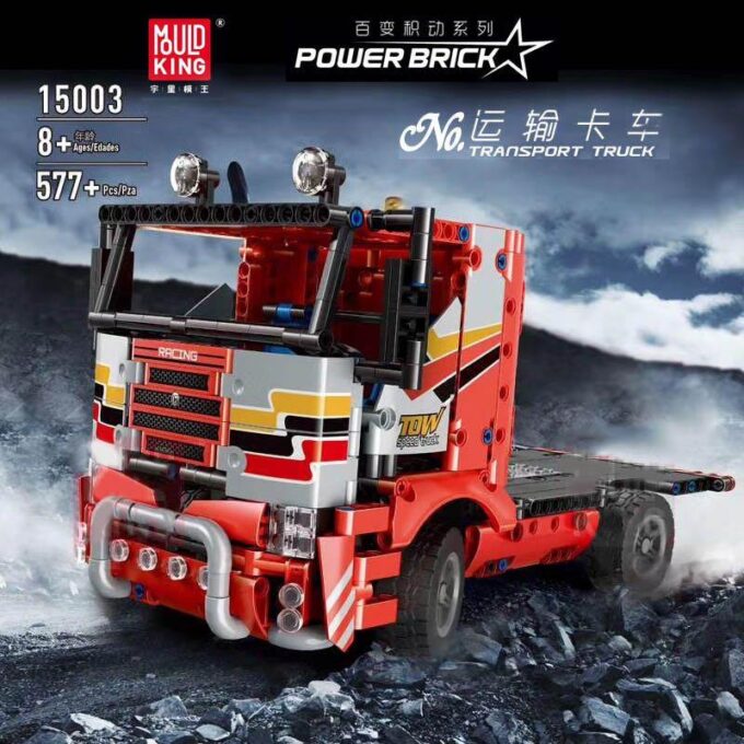 Mould King 15003 - RC-Transportwagen - 577 Klemmbausteine