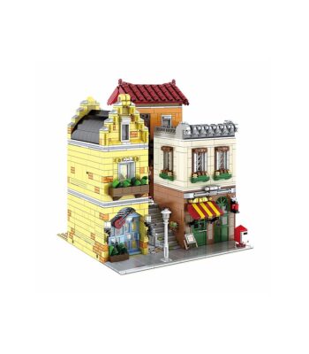 Mould King 16008 - Kaffeehaus mit Licht - 3103 Klemmbausteine