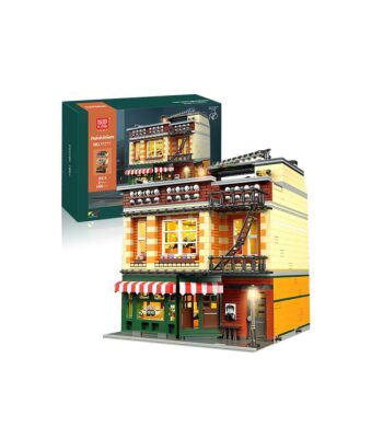 Mould King 16014 - Friends Cafe mit Lichtern - 4488 Klemmbausteine