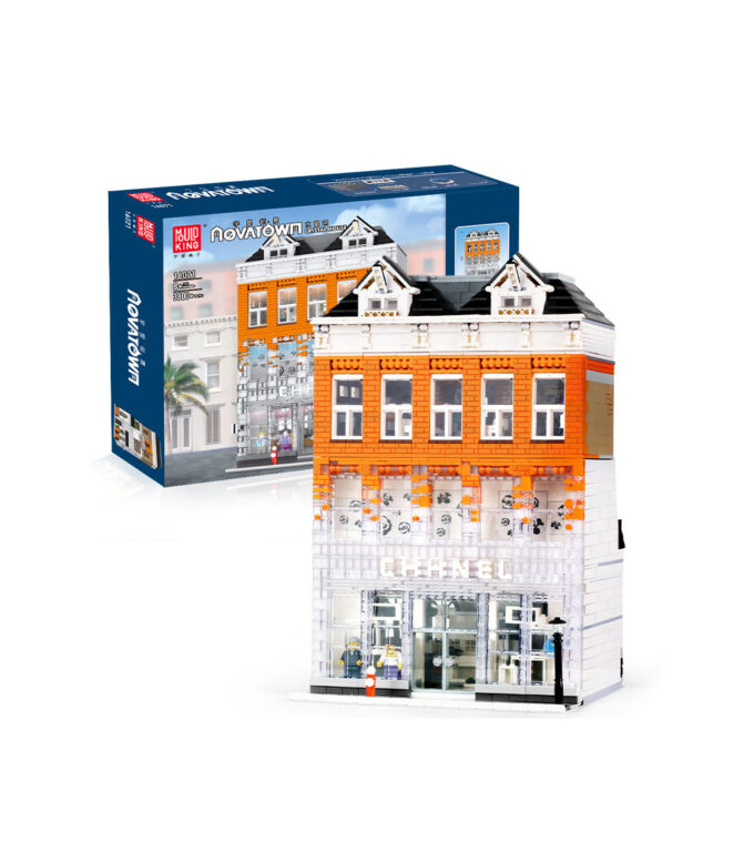 Mould King 16021 - Chanel Crystal House mit LED-Leuchten - 3800 Klemmbausteine
