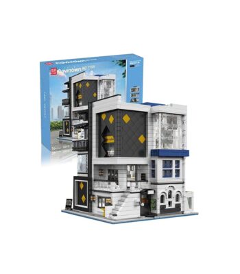 Mould King 16043 - Art Gallery Vitrine mit Lichtern - 3536 Klemmbausteine