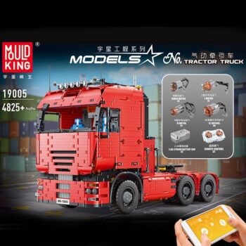 Mould King 19015 - Traktor-LKW - 4825 Klemmbausteine