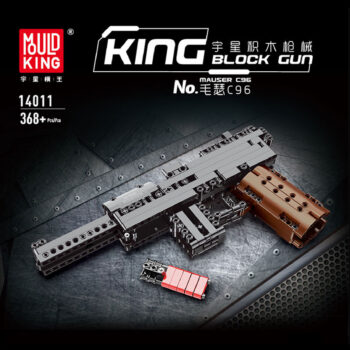 Mould King 14011 - Die Mauser C96-Pistole - 368 Klemmbausteine